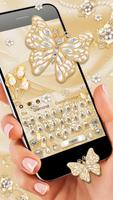 Diamond Butterfly Keyboard poster