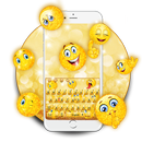 Golden Glitter Emoji Keyboard-APK