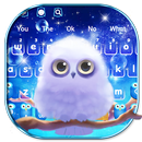 Galaxy Owl Keyboard Themes APK
