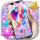 Galaxy Cute Unicorn Keyboard APK