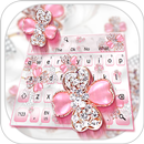 Glittering Diamond Flower Keyboard APK