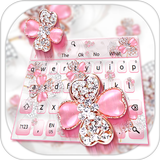 Glittering Diamond Flower Keyboard иконка