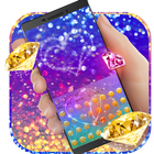 Glitter keyboard theme icon