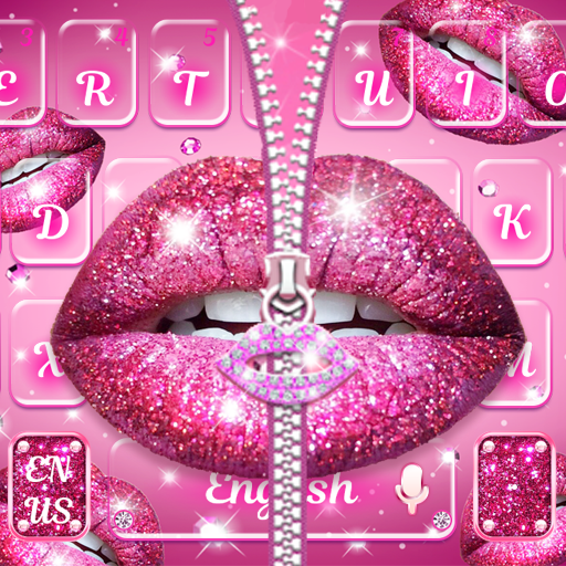 Glitter Sexy Lips keyboard