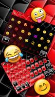 Glossy Red and Black Keyboard تصوير الشاشة 2
