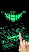 Green Fluorescent Smile Keyboard स्क्रीनशॉट 1