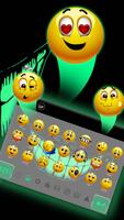 Green Fluorescent Smile Keyboard स्क्रीनशॉट 2