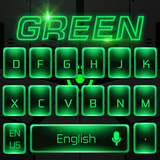 Clavier vert icône