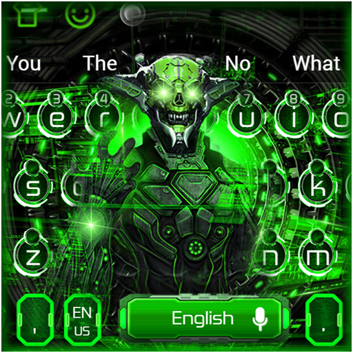 Teclado Robot Green Tech