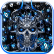Metal Skull Keyboard Theme