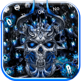 Metal Skull Keyboard Theme icon