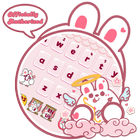 Cute Rabbit Da Ji Tu Keyboard ícone