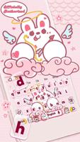 Cute Rabbit Da Ji Tu Keyboard постер