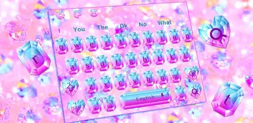 Diamond Heart Keyboard Theme