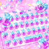 Diamond Heart Keyboard Theme icône