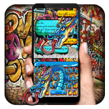 Drache-Graffiti-Tastatur Zeichen