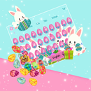 3D Easter Bunny Gravity Keyboard Theme APK