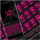 Fashion Black Pink Keyboard aplikacja