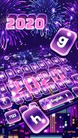Fireworks New Year 2020 Keyboard Theme screenshot 1