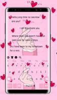 Finger Heart Love Keyboard 포스터