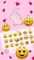 Finger Heart Love Keyboard 스크린샷 2