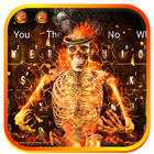 Fire Skull Keyboard icon