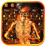 Fire Skull Keyboard icon