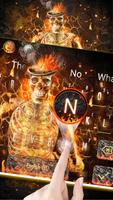 Fire Skull Keyboard screenshot 1