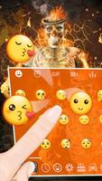 Fire Skull Keyboard screenshot 2