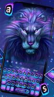 Fluorescent Lion Keyboard Theme screenshot 1