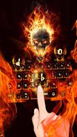 Flame Skull Keyboard screenshot 1