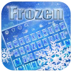 Frozen Snowflake Keyboard APK download