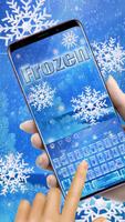 Frozen Snowflake Keyboard تصوير الشاشة 1