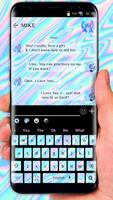 Holographic Keyboard Theme poster