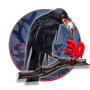 APK 3D Horror Blood Crow  Keyboard Theme