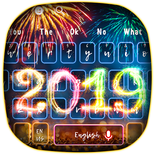 2019 Happy New Year Keyboard Theme
