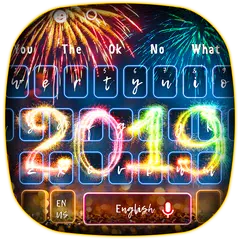 2019 Happy New Year Keyboard Theme