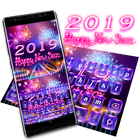 Clavier 2019 Happy New Year icône