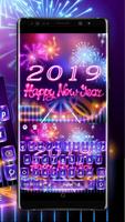 برنامه‌نما 2019 Happy New Year Keyboard عکس از صفحه