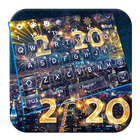 New Year 2020 Happy Keyboard ikona