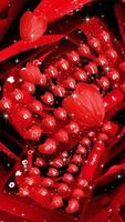 Rose Petal Heart Keyboard poster