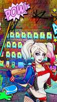 Joker Girl Keyboard Theme screenshot 1