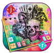Colorful Joker Skull Keyboard Theme