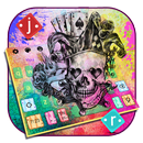 Colorful Joker Skull Keyboard Theme APK