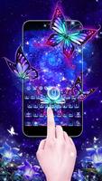 Lively Neon Butterfly Keyboard syot layar 1