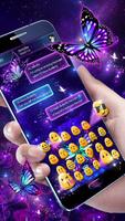 Lively Neon Butterfly Keyboard syot layar 2