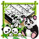 Clavier de gravité panda mignon APK