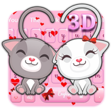 Joyful Posh Kitten Keyboard icon