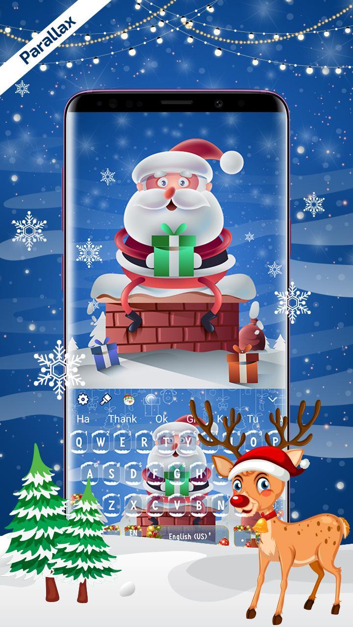 Babbo Natale English.Temi Di Tastiera Di Babbo Natale Carino For Android Apk Download