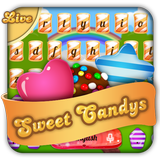 3D Sweet Candy Live Blast Keyboard Theme icône